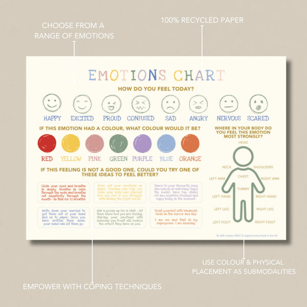 LSW Emotions Chart For Kids