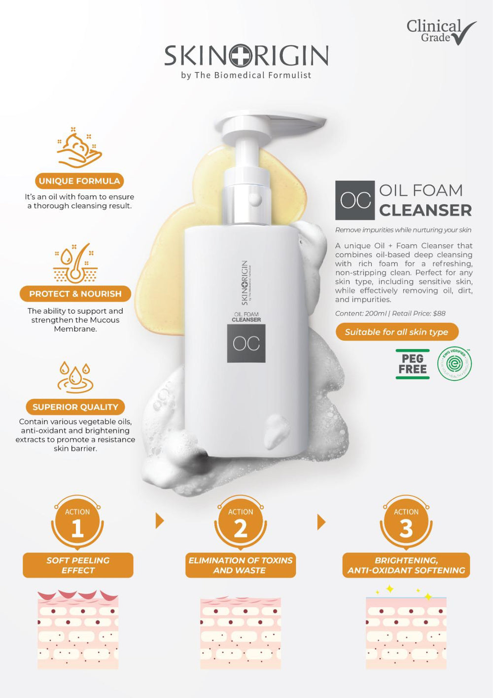 Oil Foam Cleanser OC – Flowwe